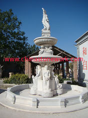 China white marble Large Garden Fountain supplier