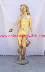 China brass nude girl statue supplier