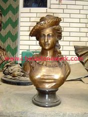 China bronze woman bust supplier