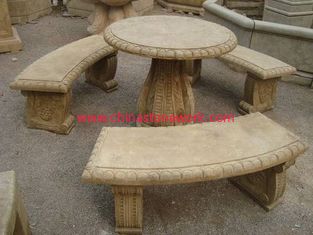 China stone garden table supplier