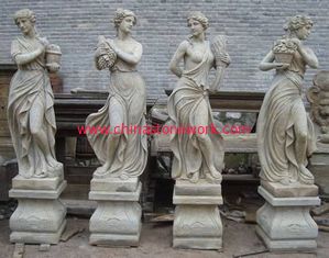 China antique finish four season goddess statue supplier