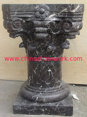 China black marble Corinthian column supplier