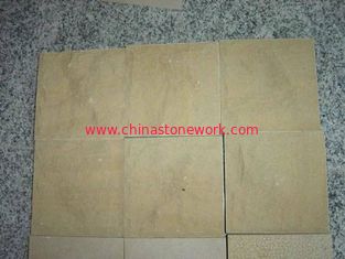 China yellow sandstone paving tile supplier