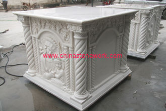 China white marble church public chair supplier