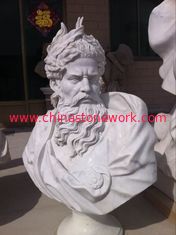 China white marble man head bust supplier