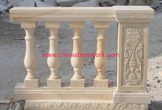 China handcarved marble balustrade and stairs supplier