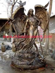 China goddess with wing bronze statue sculpture supplier