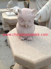 China animal sculpture stone owl statue supplier