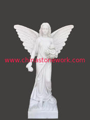 China white marble angel statue-0150 supplier