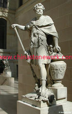 China handmade antique religious marble statue supplier