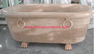 China marble bathtub supplier