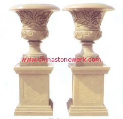 China garden marble flowerpot supplier