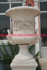 China garden decoration stone flowerpot supplier