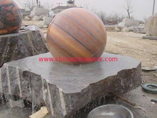 China sunset red marble water fountain supplier