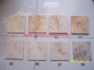 China yellow travertine paving tile supplier