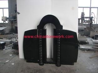 China black granite memorial monument gravestone headstone supplier