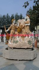 China colorful marble children garden fountain supplier