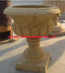 China resin fiberglass flowerpot planter supplier